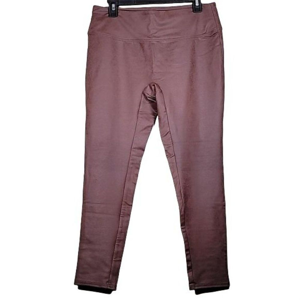 All Worthy Hunter McGrady The Ultimate Faux Leather Legging Sz L